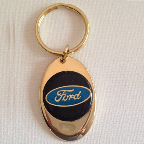 Ford Solid Brass Keychain