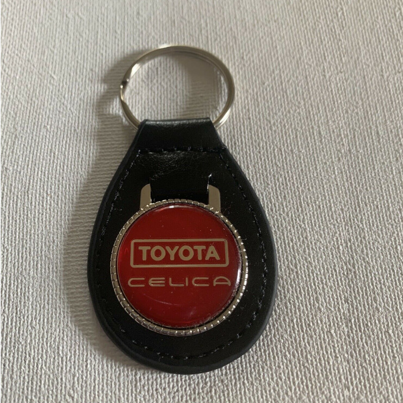 Handmade Leather Keychain Keyring compatible with Toyota Celica Dragon Key Fob 
