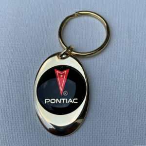 Pontiac Brass Keychain